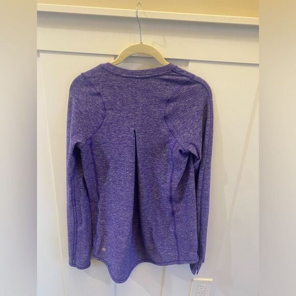 Lululemon Tuck & Flow Bruised Berry Long Sleeve - Picture 4 of 8